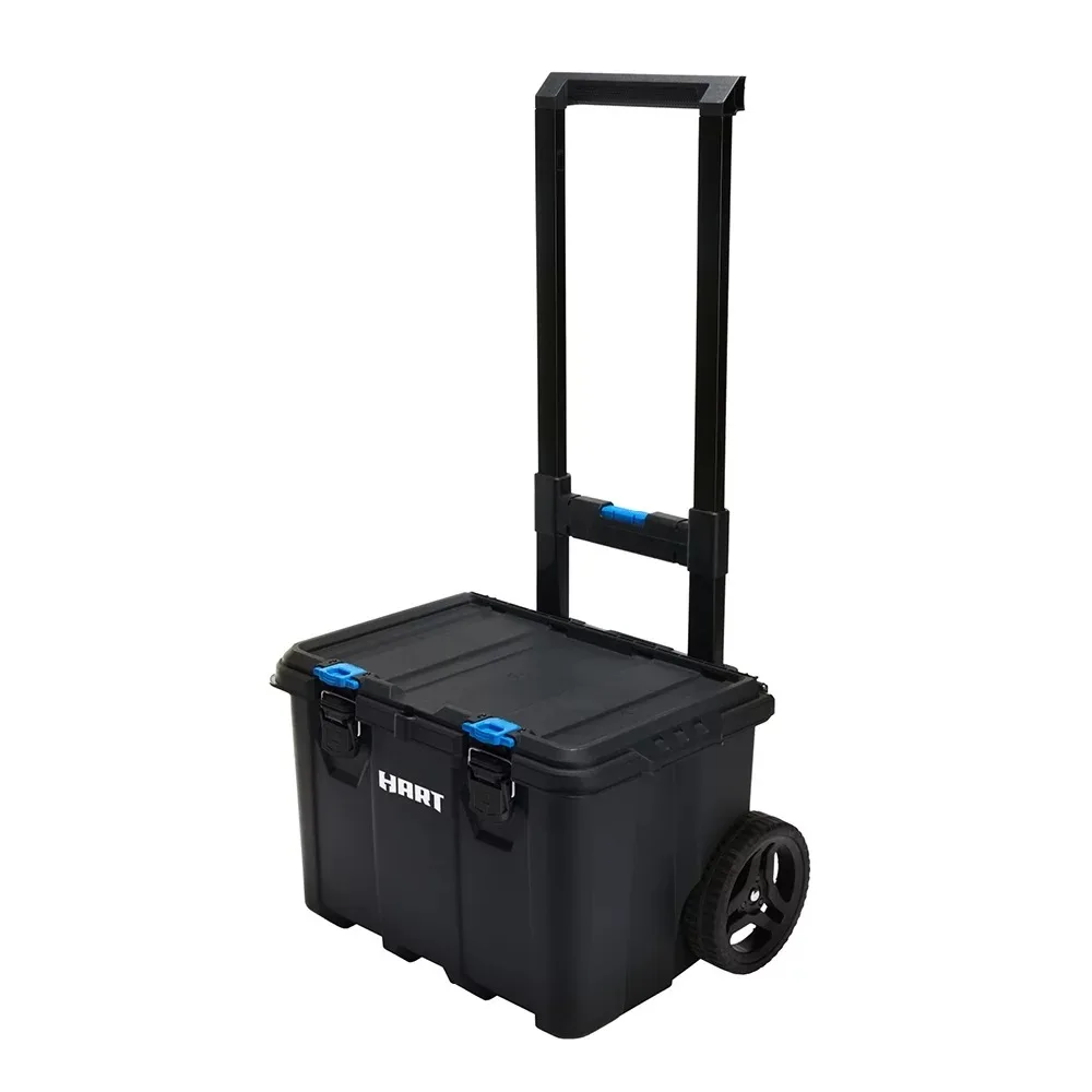 

Mobile Tool Box for Hardware Storage, Fits 7 Parts Modular Storage System And Suits HART Power Tools, Black with Blue