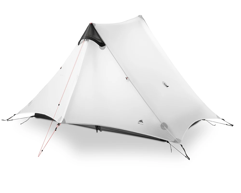 3F UL GEAR Newest Lanshan1 neue Version 230cm Lanshan 2 Ultraleicht Camping 3/4 Saison 15D Silnylon Kolbenstangenlosen Zelt