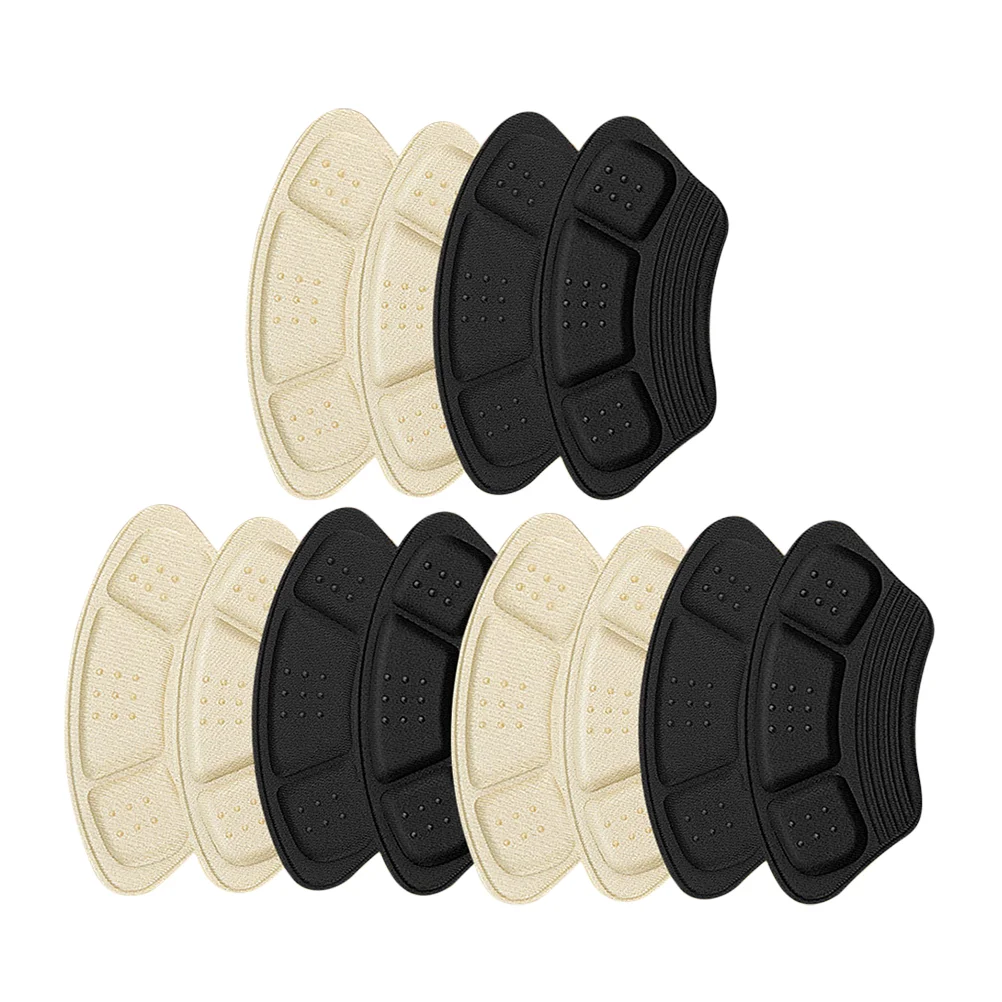 

6 Pairs Non-slip Heel Stickers Inserts For Women Loose Shoes Comfortable Liners Anti Drop Bag Cushion Pad Wear-resistant Pads