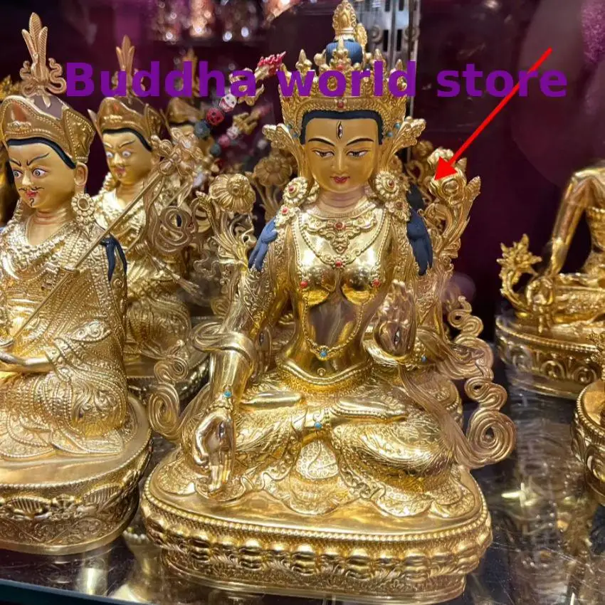 

Скидка 50%, тантрическая Белая Тара, оптовая продажа, высокое качество, Будда, медный домашний алтарь, храм, поклонение