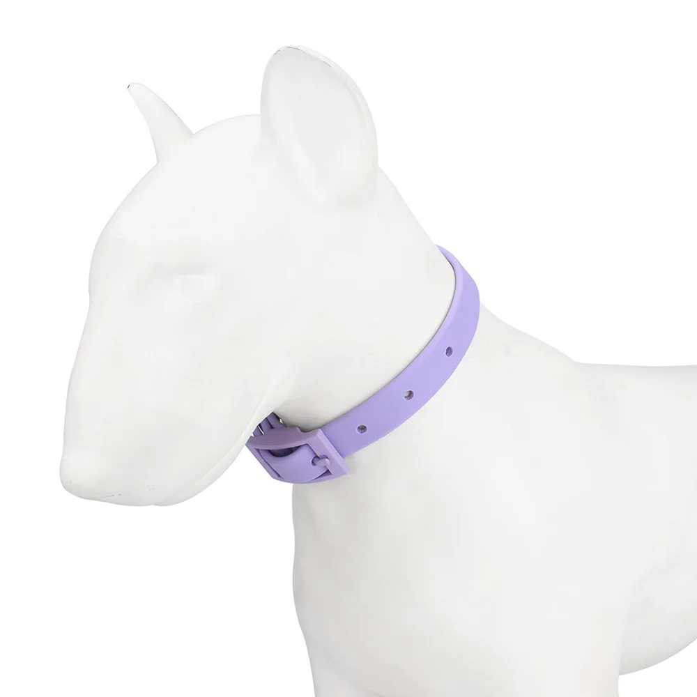 Cat Dog Collar Adjustable PVC Waterproof Collar Pet Products for