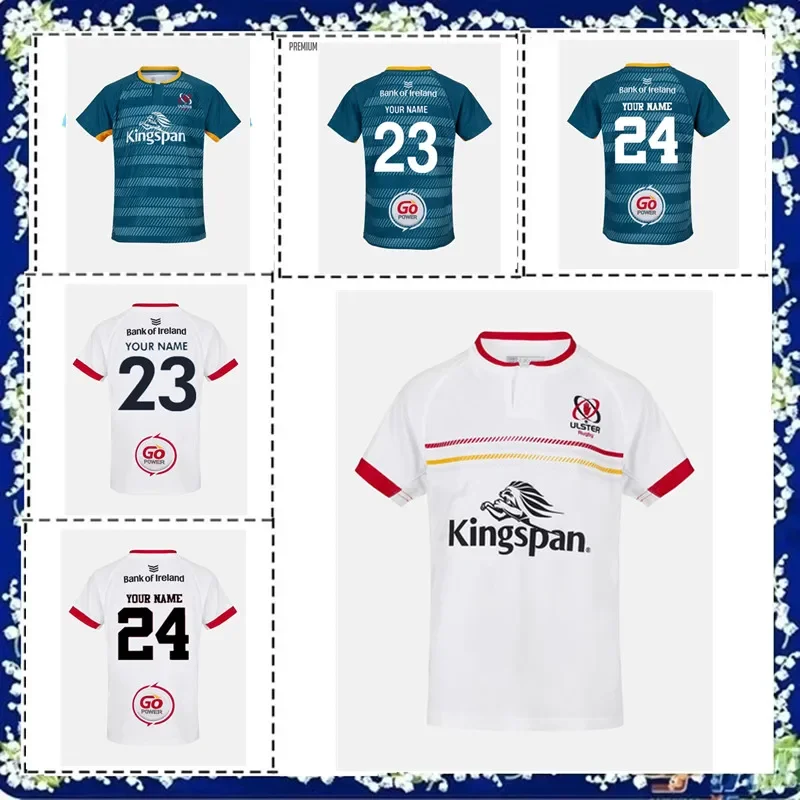 

2024 Ulster Home Rugby Jersey Shirt 2023/24 ULSTER AWAY RUGBY TRAINING JERSEY SHORTS Custom name and number size S--5XL