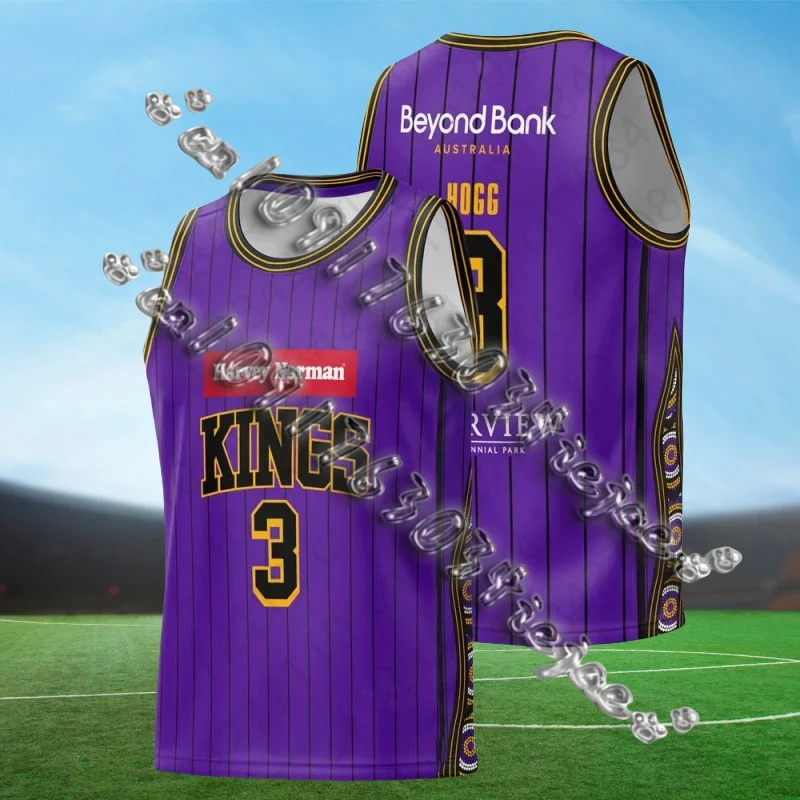 New Summer Arriavl Australia Sydney Kings 23/24 Vest Jersey T-shirt For Adult/Kids Tank Tops