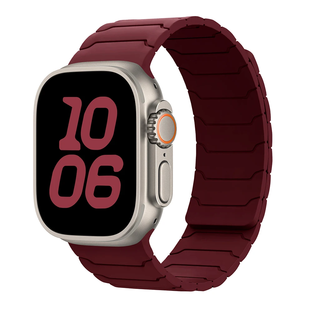 Magnetic Silicone Strap for Smartwatches - Flexible and Durable Bracelet Accessory