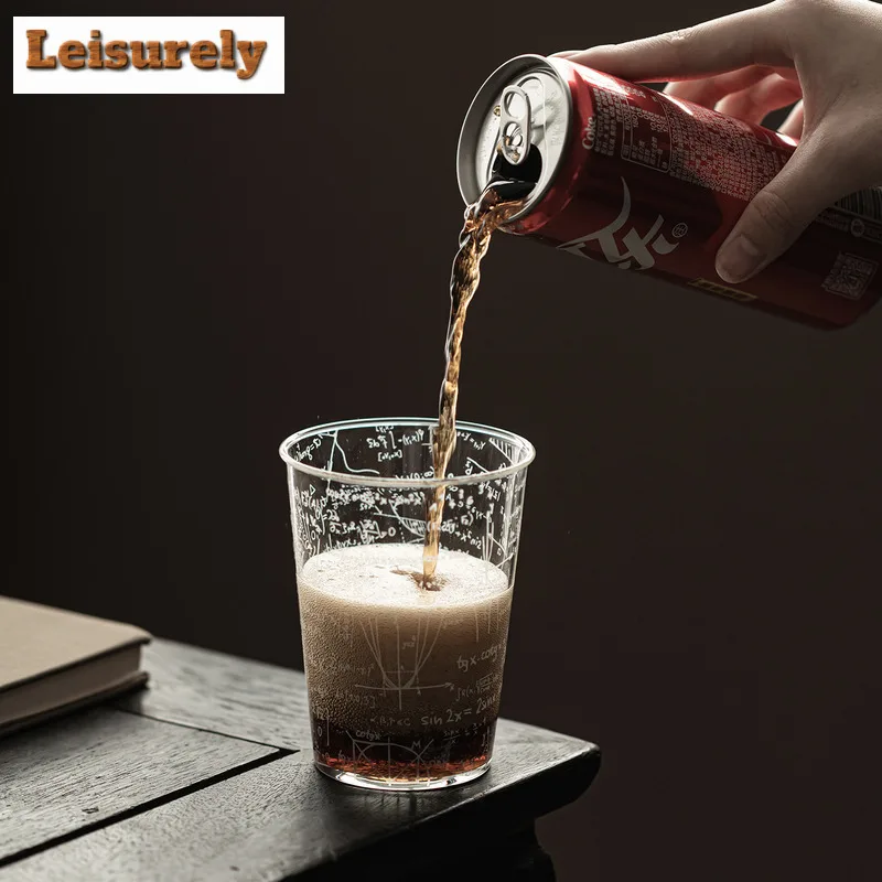 300ml Creative Formula Universe Glass Cola Mug Fruit Juice Milk Jug Mocha Cups Bubble Teacup Cold Hot Water Jug Teaset Ornaments