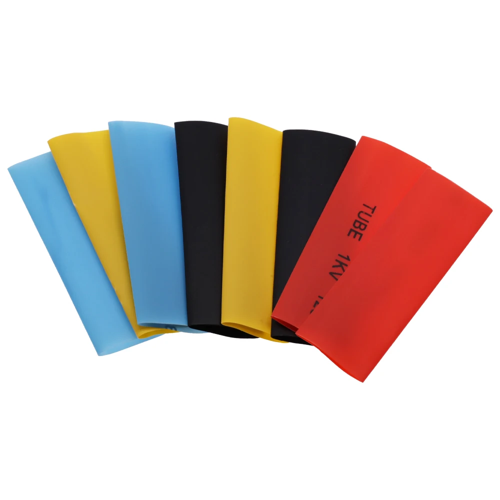 164pcs/Set Polyolefin Shrinking Assorted Heat Shrink Tube Wire Cable Insulated Sleeving Tubing Set 2:1