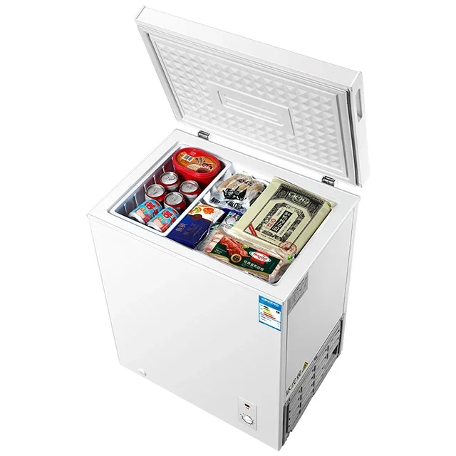Small Household Mini Freezer Compact Deep Freezer Horizontal
