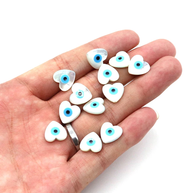 DIY Beads Making Kit with Natural Stones Bead Blue Lampwork Evil Eye Beads  Alloy Charms Earring Hook for Bracelet Earring Supply - AliExpress