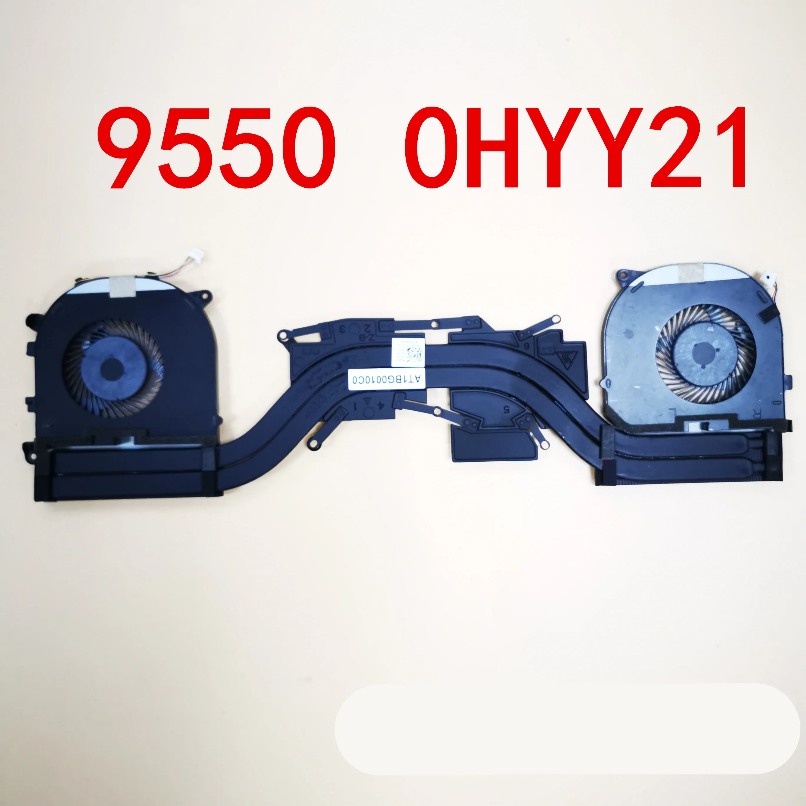 New CPU GPU Cooler Fan/Heatsink For Dell XPS 15 9550 Precision 5510 0HYY21/036CV9 0RVTXY RVTXY-A00 DC28000GKF0 5V 0.5A Radiator