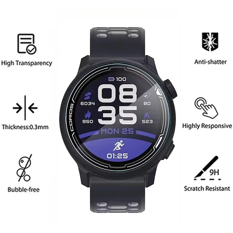 Durable Hydrogel Screen Protector for Smartwatches - Soft, Repairable Film Accessory