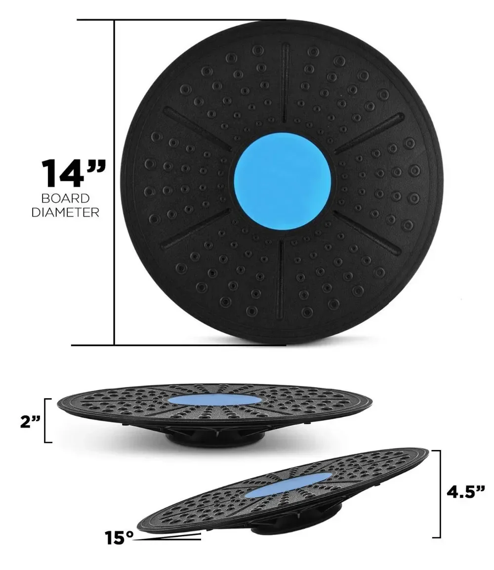 

Manufacturer Pp Material Fitness Gym Equipment Round Yoga Balance Board Fitness Gym Equipment