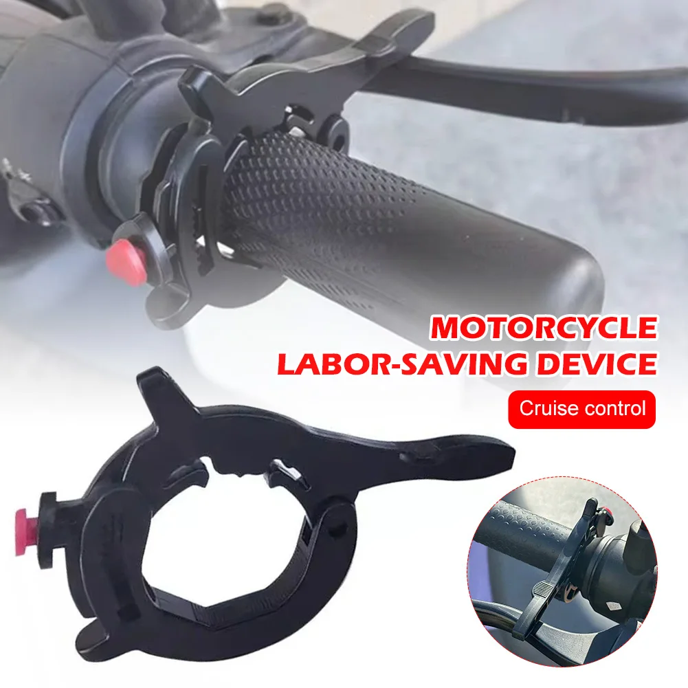 

1Pc Cruise Control For Motorcycle Throttle Universal Handlebar Cruise Assist Motorcycle Cruise Throttle Clip Moto Throttle Lock