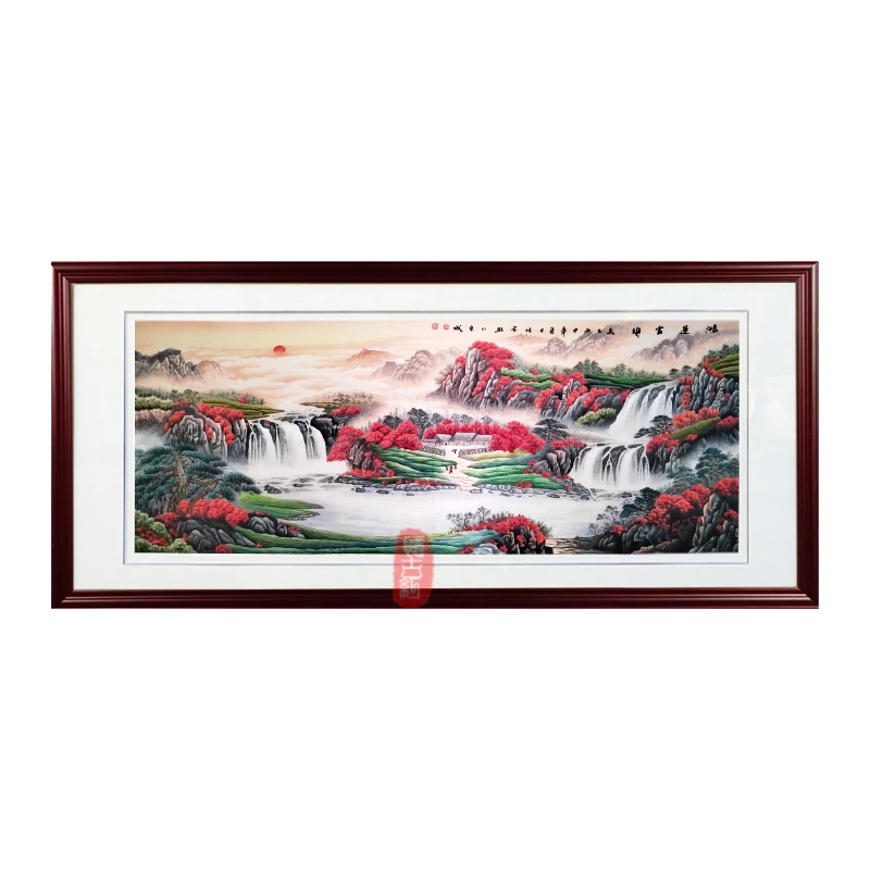 

Pure manual embroidery, finished Suzhou embroidery, hanging pictures, office, conference hall decoration