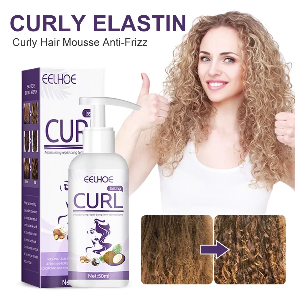 Мусс для кудрявых волос увлажняющая пена восстановления и - Цена: 70,23 руб.