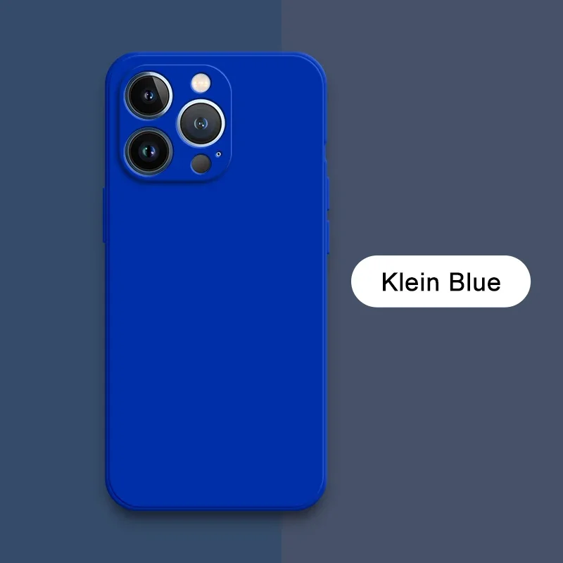 Original Square Liquid Silicone Phone Cases - Premium Durable Covers