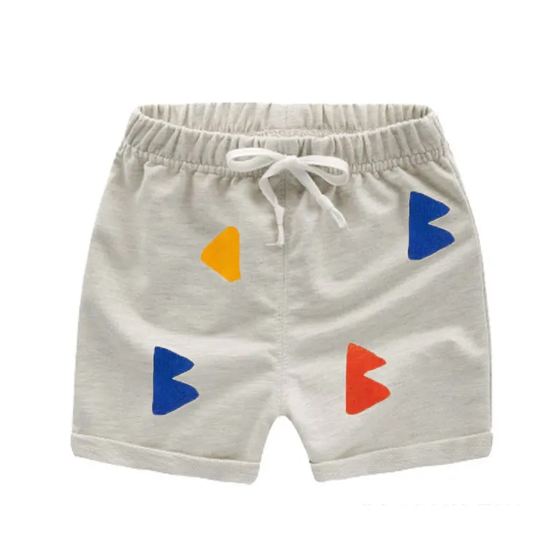 Summer Toddler Shorts Full Printing Beach Pants for Kids Boys Girls Cotton Trousers Home Wear