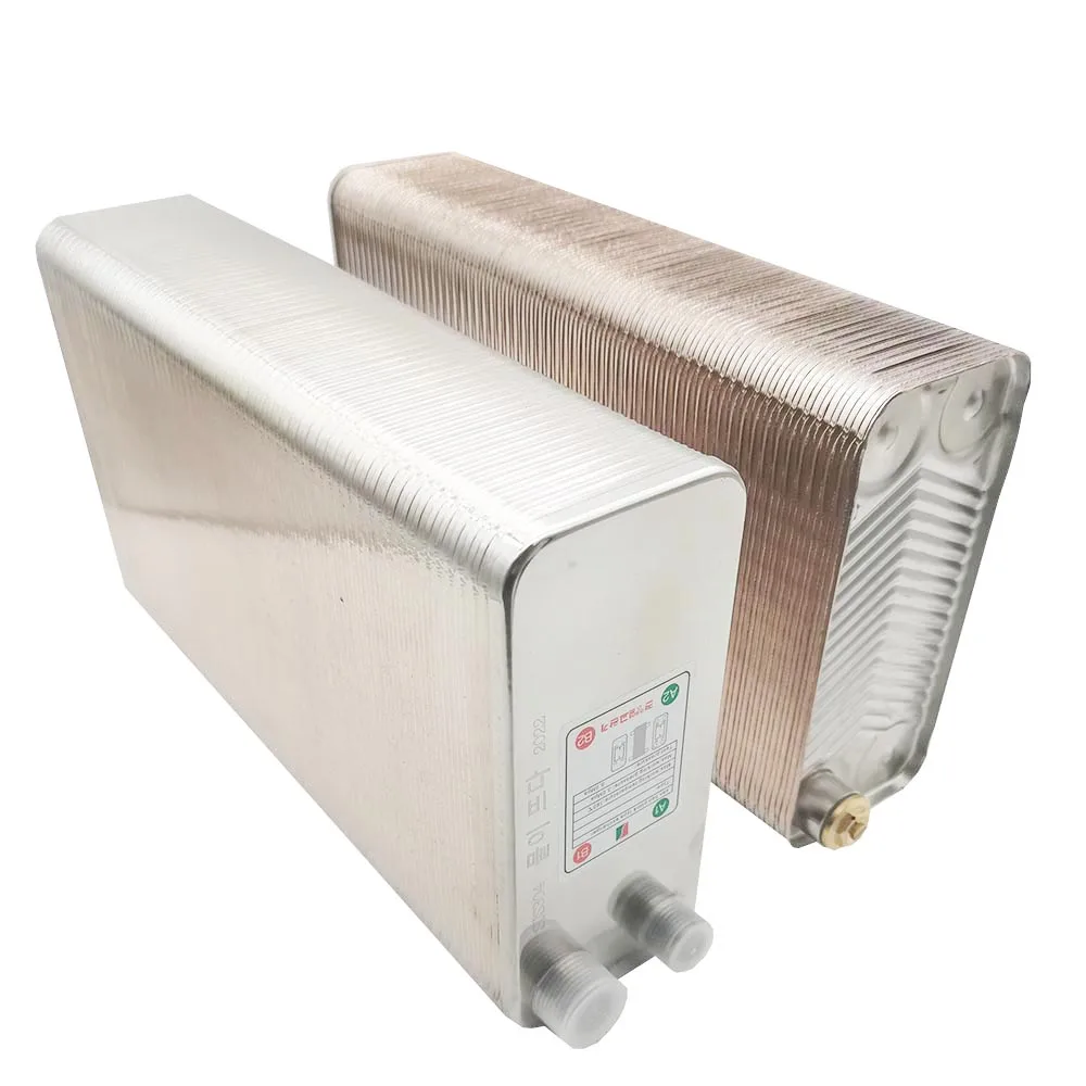 120 Plates stainless steel heat exchanger Brazed plate type water heater SUS304 2