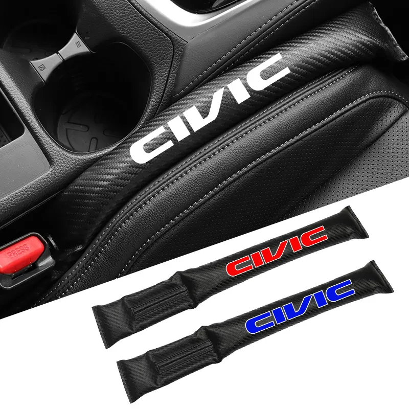 

Car seat gap plug interior modified carbon fiber seat leakproof strip For Honda Civic 7 8 9 10 2013 2015 - 2020 2021 Accessories