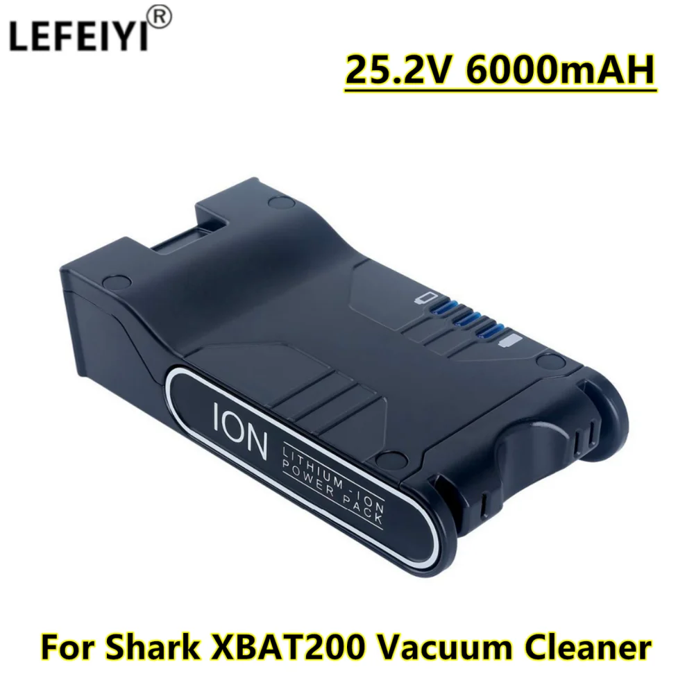 

LEFEIYI 25.2V 6000mAH Lithium-ion Battery Pack, For Shark XBAT200 ION Rocket IONFlex and IONFlex Cordless Vacuums Battery