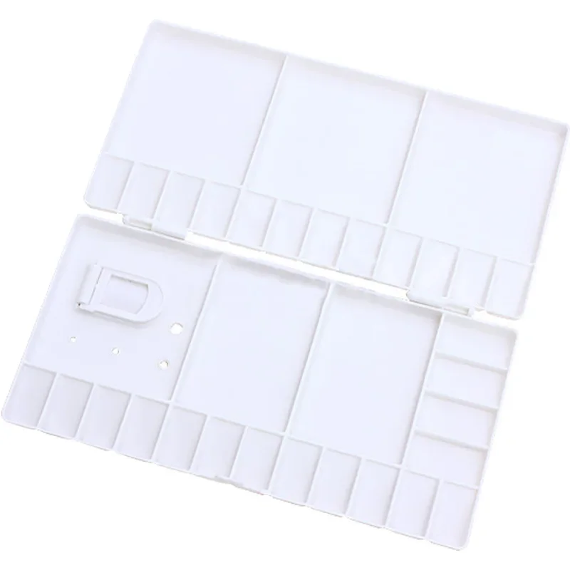 24Grid Folding Watercolor Palette Watercolor Paint Tray Box Renovate Cover Pigment Box Painting Tool Artistic Supplies paint tray color palette watercolor palette