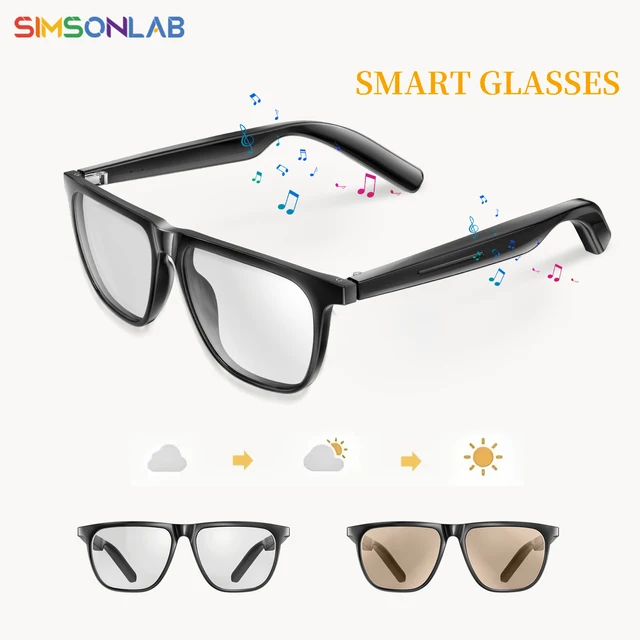 Smart Glasses Bluetooth Calling Color-changing Touch Control AI