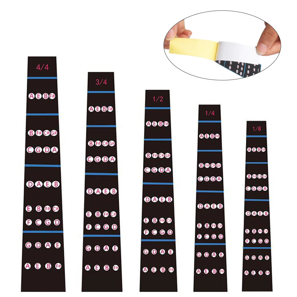 

Violin Fiddle Finger Guide Fingerboard Sticker Violin Intonation Decal Notes Stickers Violin Label Chart User Guide For Beginner