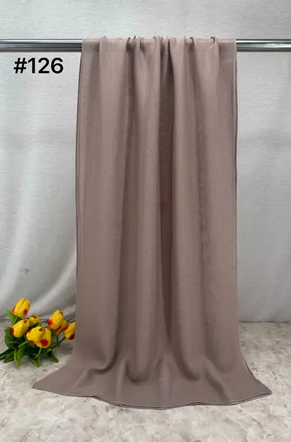Mini Hijab Modal avec sous-bonnet – Ensemble Basique Extensible, Foulard Fin et Respirant, Protection Solaire, Voile 165*50cm