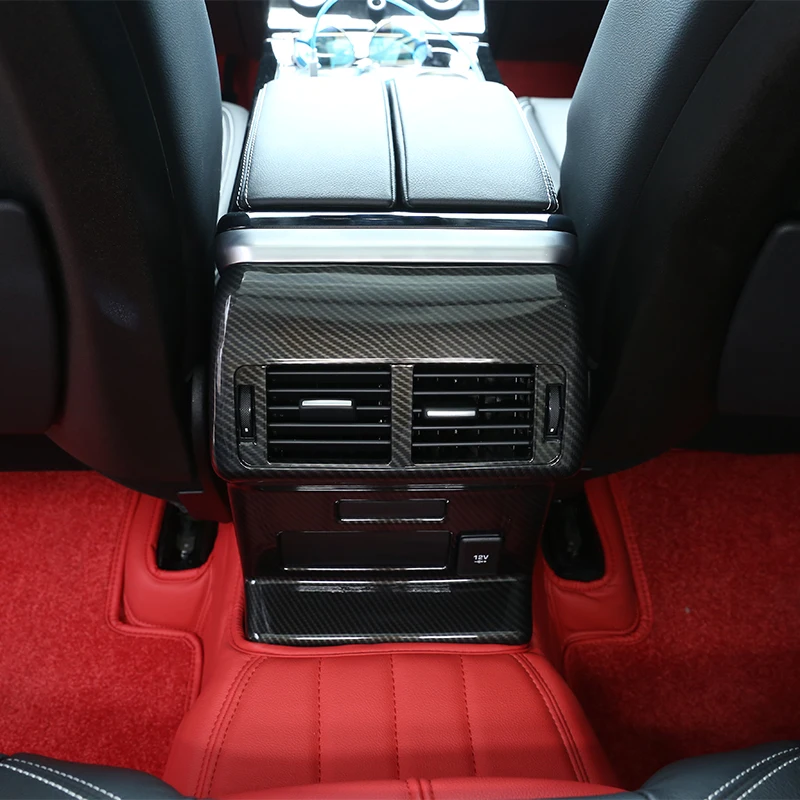 

For Land Rover Range Rover Velar 2017-2022 Rear Row Air Conditioning Vent Outlet Frame Cover ABS Car Interior Accessories