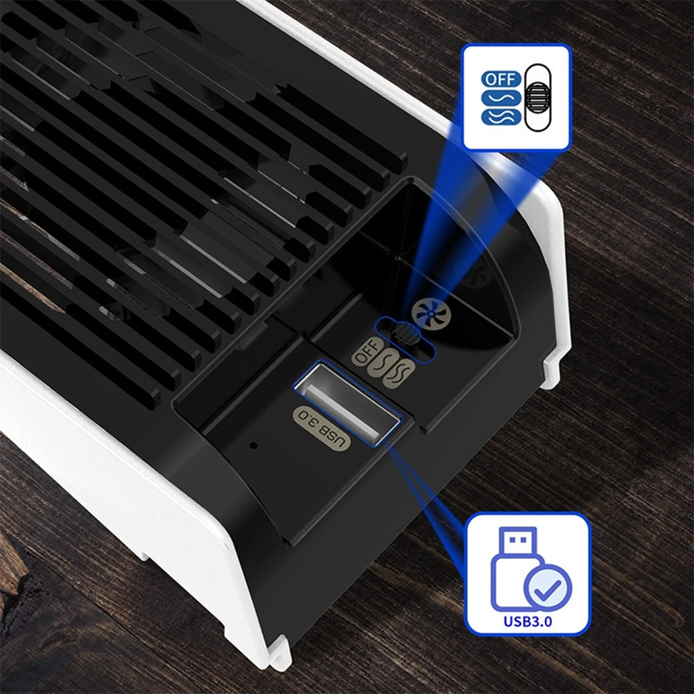 Efficient Cooling Fan for PS5 Game Console Radiators With 3 External Fan Cooler System Station for Sony Playstation 5 Console cooling fan gaming cooling fan