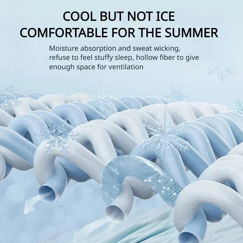 Summer Cooling Blanket Breathable Cool Down Air Condition Quilt Lightweight Summer Comforter Double Side Cooling Fabric summer quilt summer quilt set bed comforter