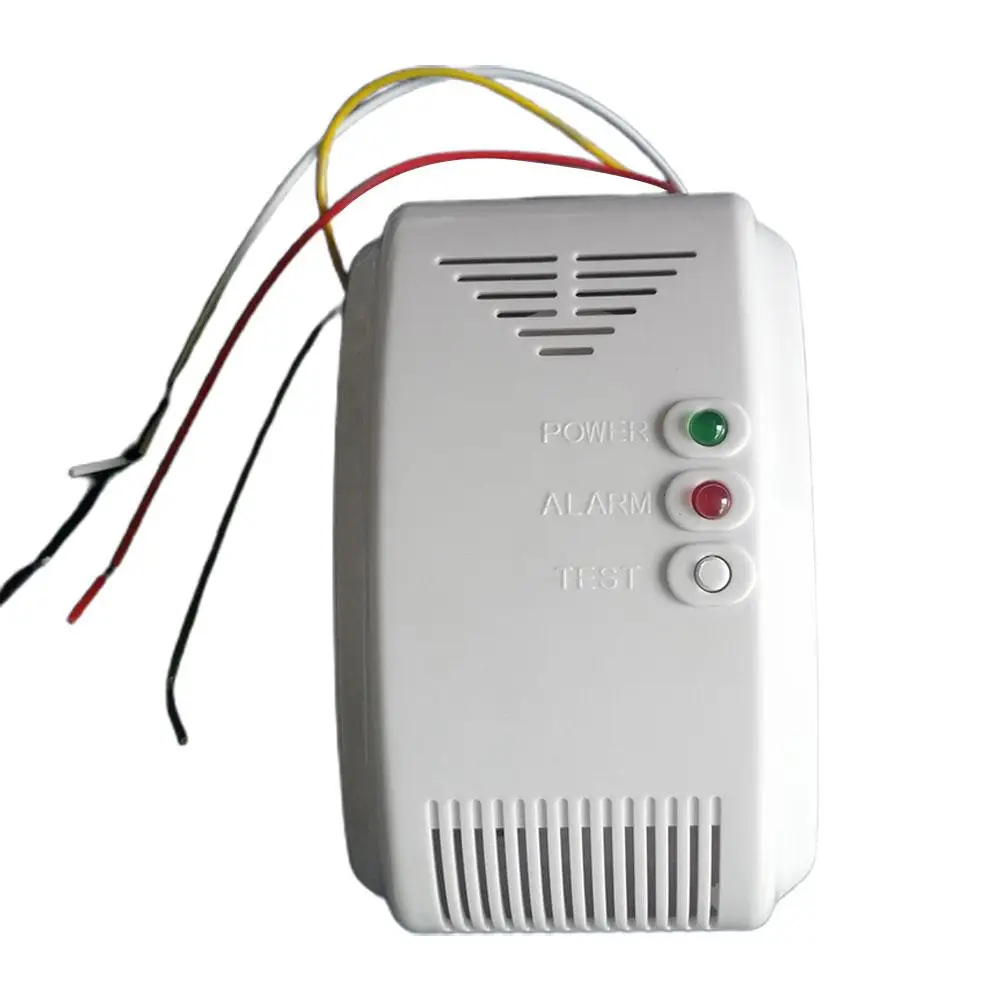 Gas Detector Sensor Propane Butane Sensor 12V LPG Natural Motor Home Camper Marine LED Flash Alarm Sound