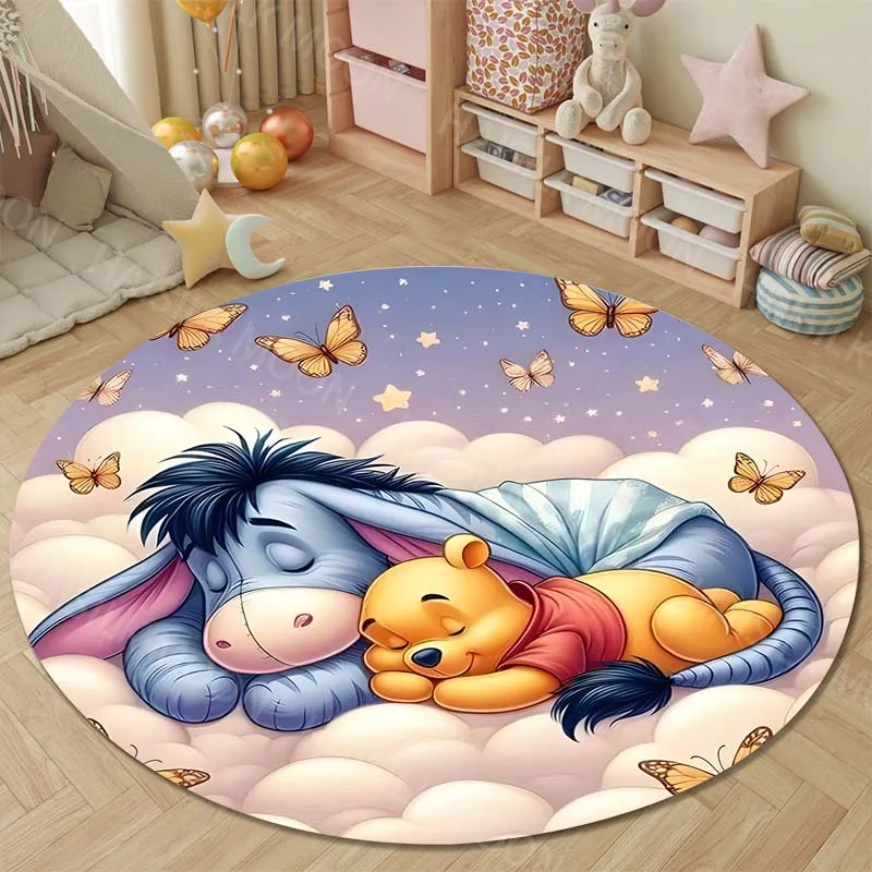 専用⭐️DISNEY おしゃれなディズニーラグ＜POOH/Look in RUG⭐️ ディズニーホームシリーズ-くまのプーさん - ラグ・カーペット