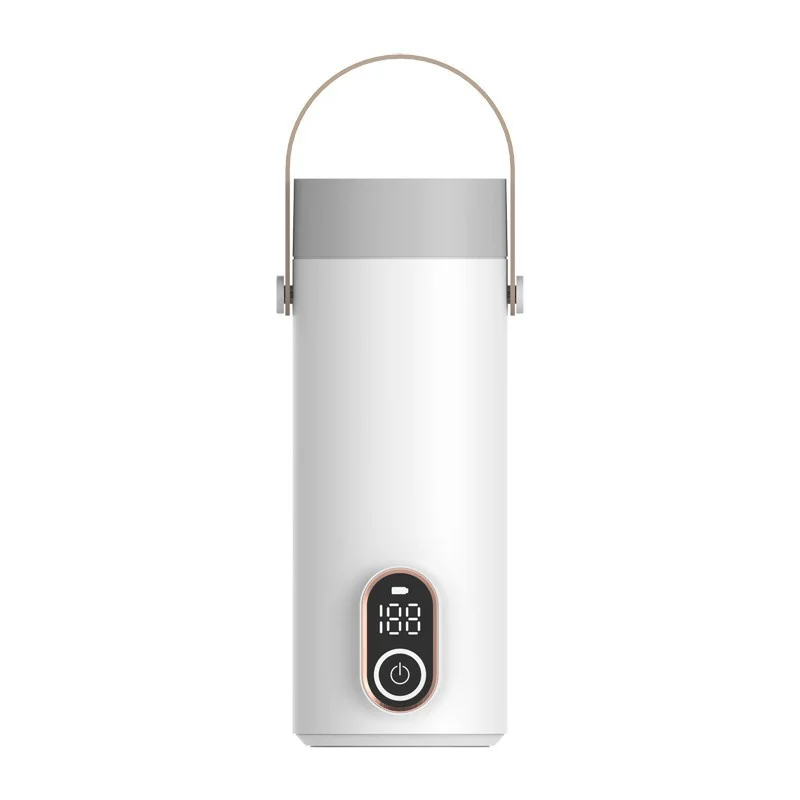 Portable Electric Kettle Wireless Rechargeable Thermal Boiling Cup for Travel Car Water Boiler Temperature Control Thermos 6