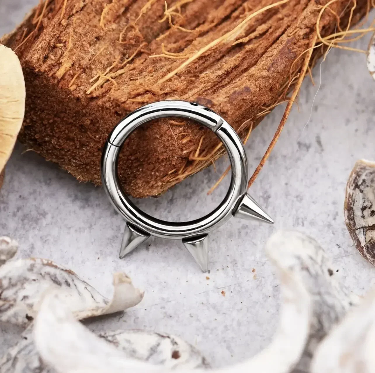 Titan Setto Piercing Naso Clicker Orecchio Helix Anello - Foto 7