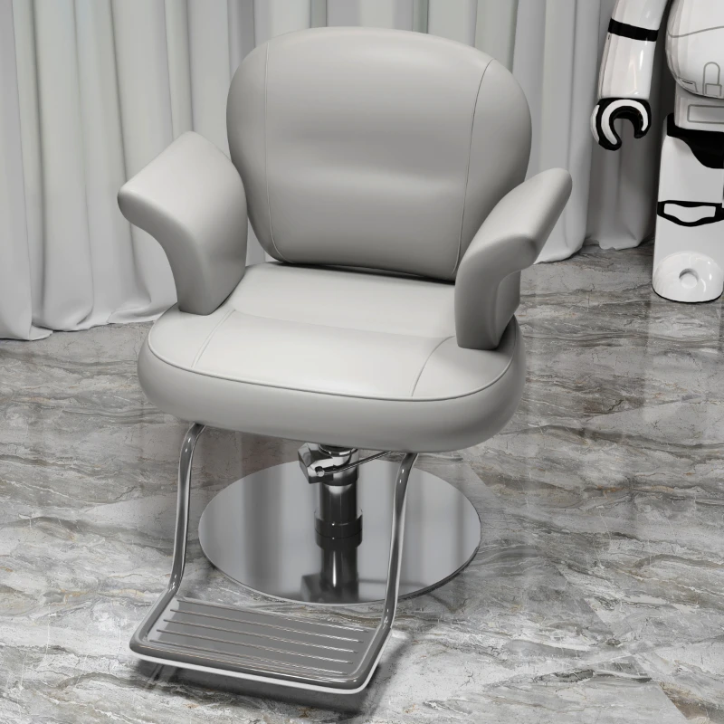 Working Equipment Barber Chairs Swivel Ergonomic Rotating Waiting Barber Chairs Hydraulic Chaise Coiffure Salon Furniture YQ50BC