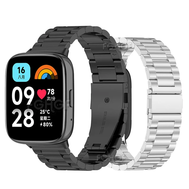 Stainless Steel Band For Redmi Watch 3 Active Strap Smart Watch