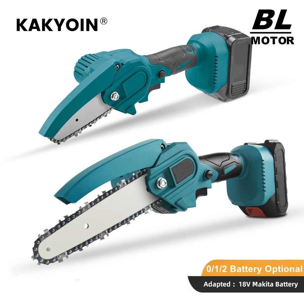 

6 Inch Brushless Cordless Electric Saw Mini Electric Pruning Saw Handheld ChainSaw Woodworking Cutting Tool Garden Tool