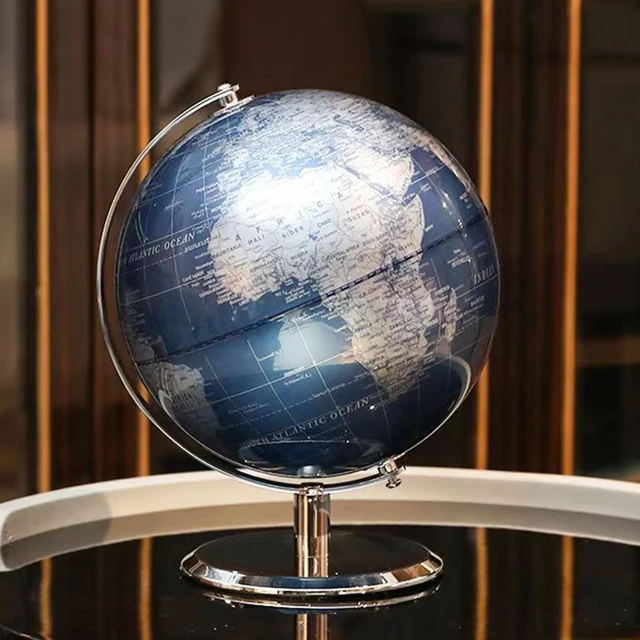 Desktop Decor Globe Geography Kids Education Creative Home Decor Accessories Retro World Globe Modern Learning World Map Globe 5