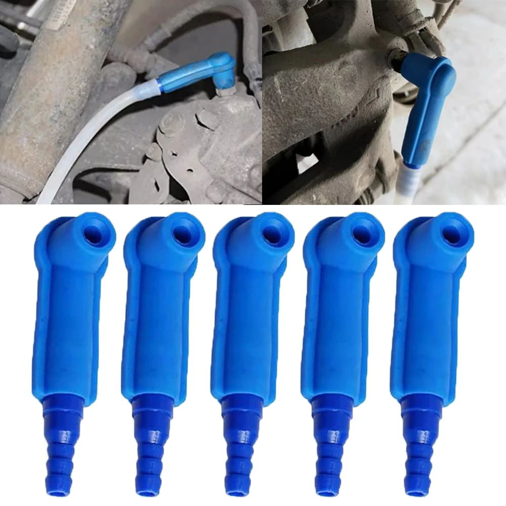 Brake Oil Connector 5Pcs Car Oil Pumping Pipe Brake System Fluid Connector Kit Auto Filling Equipment Accessories