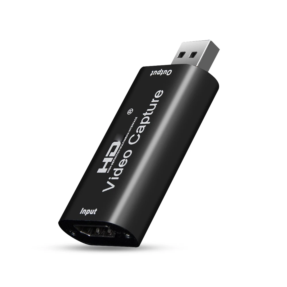 HDMI-compatible Capture Card VHS USB 2.0 Grabber Recorder 4K 1080P For PS4 Game DVD Camcorder HD Camera