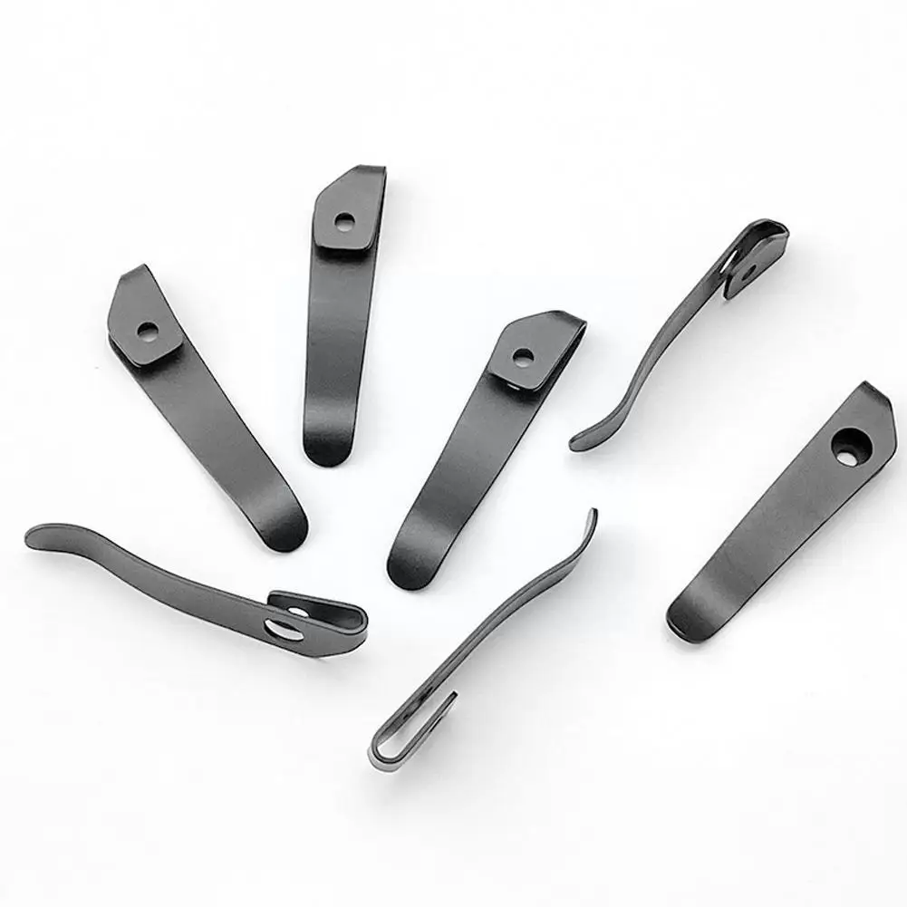 

Knife Back Clip Titanium Deep Carry Pocket Waist Clip For Strider SNG/SMF Folding Pocket Knives DIY Repair Accessories Part Y5M2