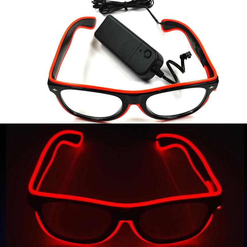 ตัวเลือกสินค้า แว่นตาเรืองแสง LED นีออน สำหรับงานปาร์ตี้