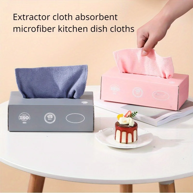Lazy Rag Cleaning Cloths Ultra Absorbent Reusable Non-Stick Degreasing Quick Drying Versatile Cloths Kitchen Cleaning 20pcs