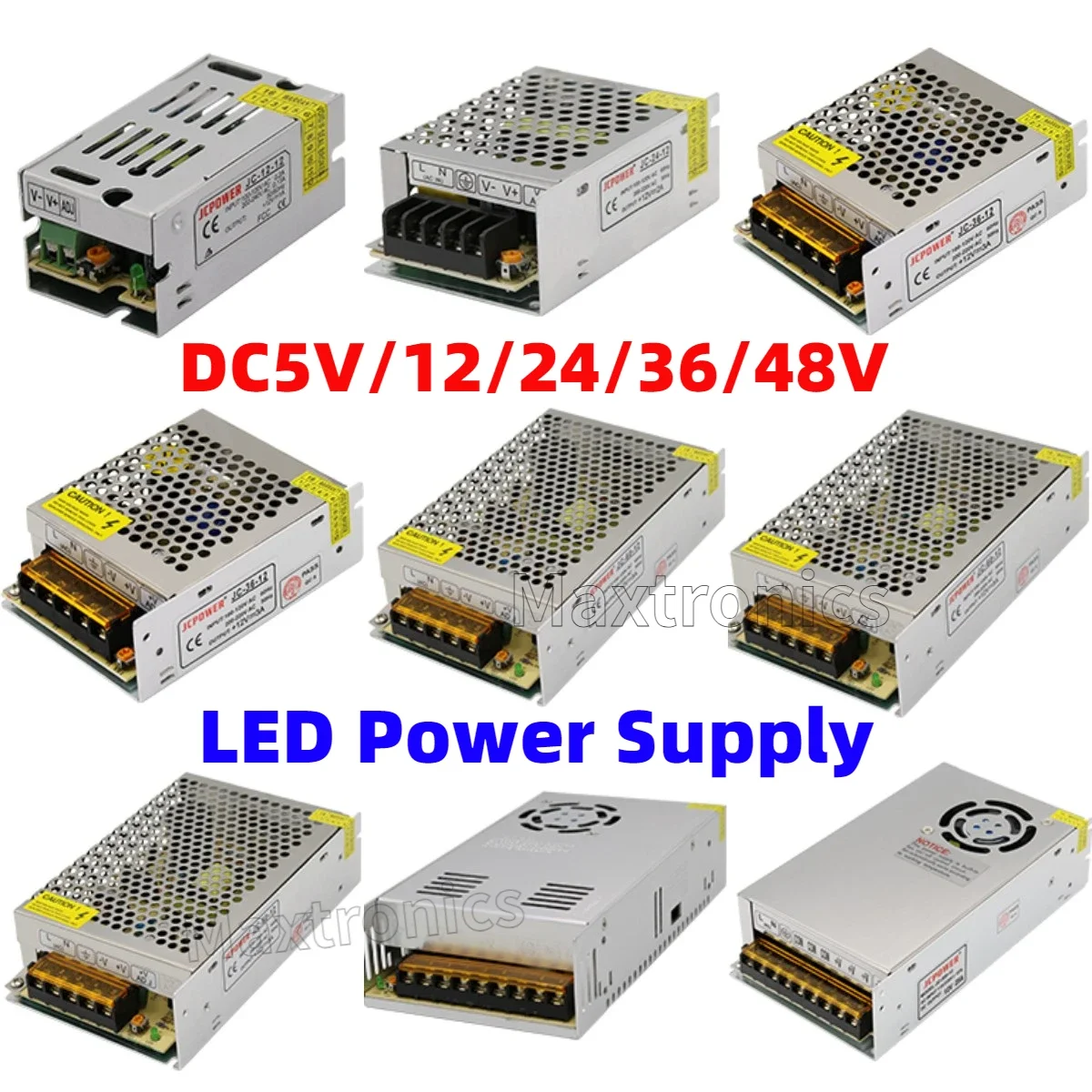 AC110-240V To DC5V 12V 24V 36V 48V Switching Power Supply For Led Strip Light/Modules Transformer Power Supply Source Adapter