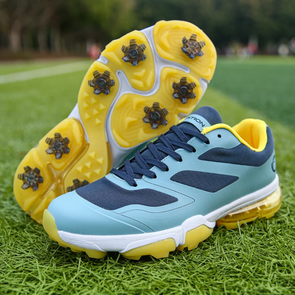 

New Professional Men Golf Sport Shoes Colorful Adult Athletic Golfer Training Shoes Plus Size Youth Boy Spikes Golf Sneakers