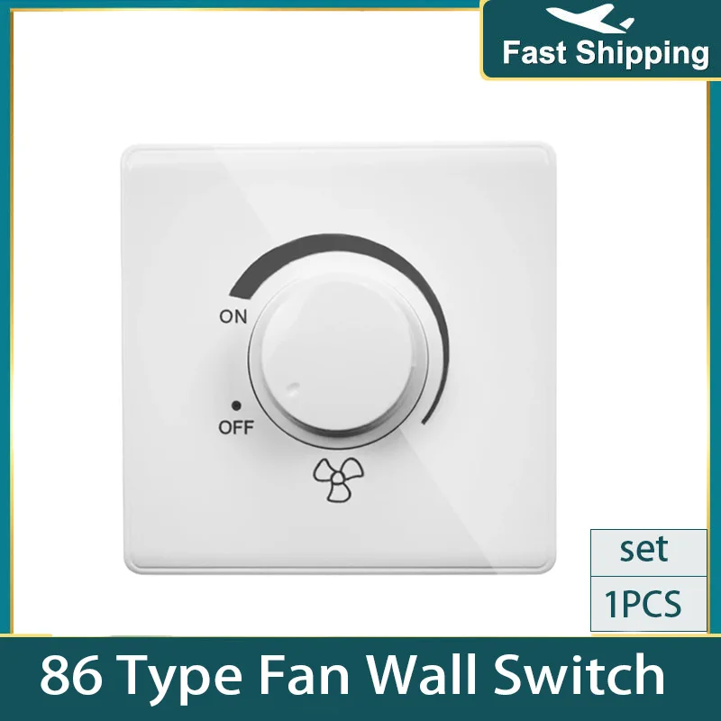 Ceiling Fan Surface Mounted Speed Switch 86 Type Fan Speed Controller