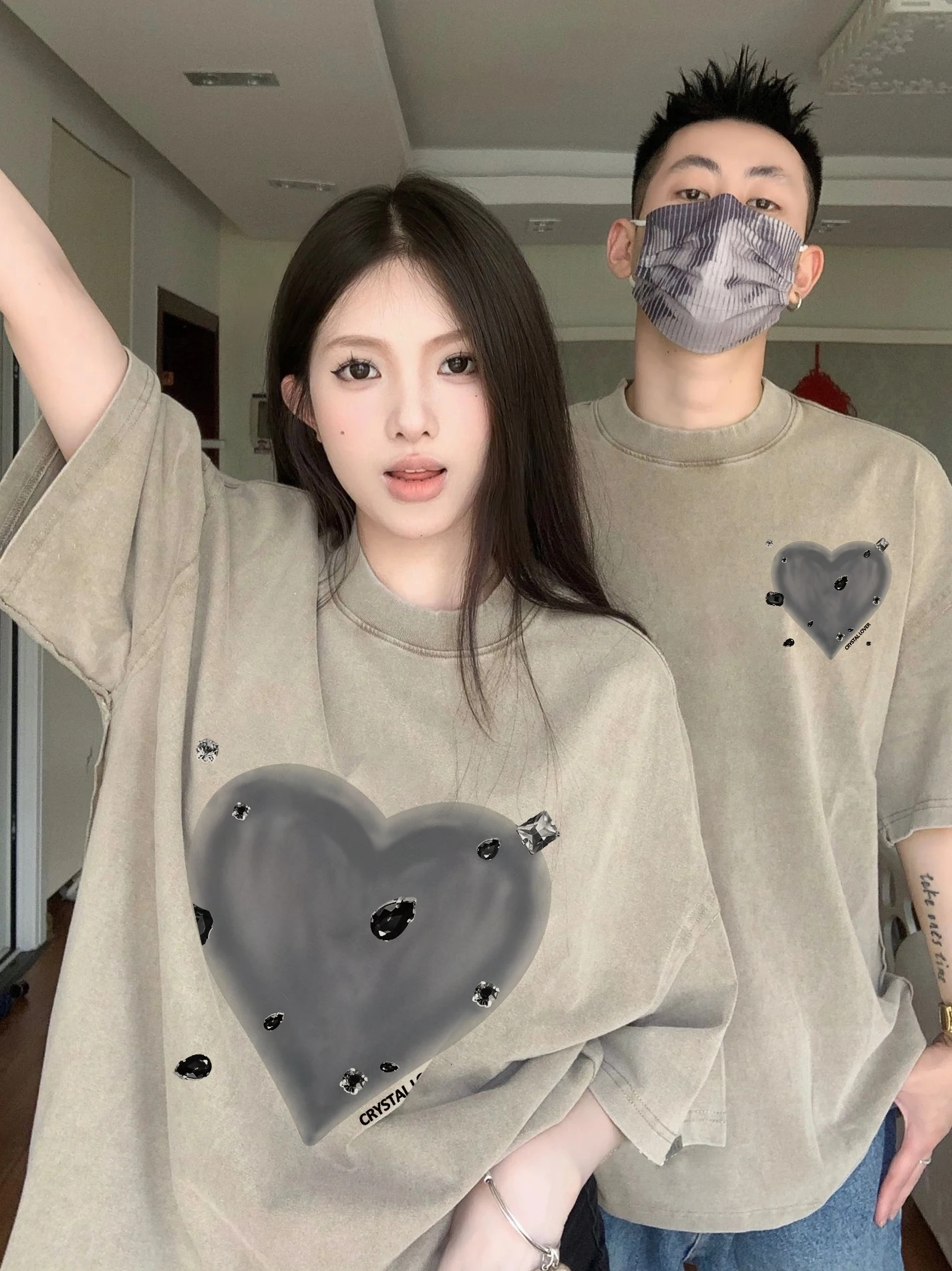 

Lovers Couple T Women Men Newest Valentines Gift Printing Mr Mrs Couple Summer Matching Clothes for Lovershirt t shirt Cotton