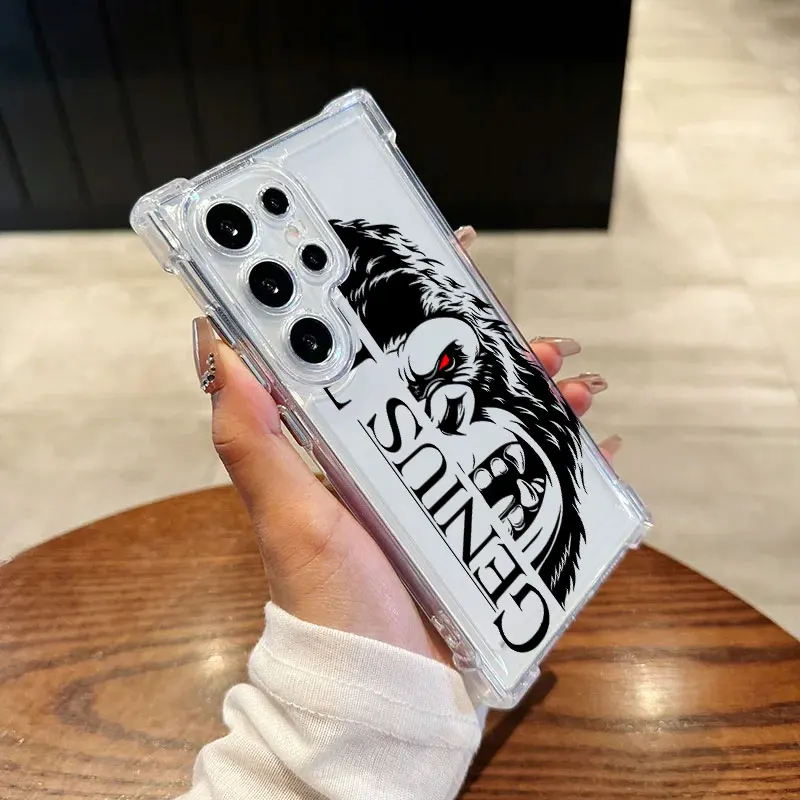Wildlife-Inspired Soft Clear Phone Case Cover
