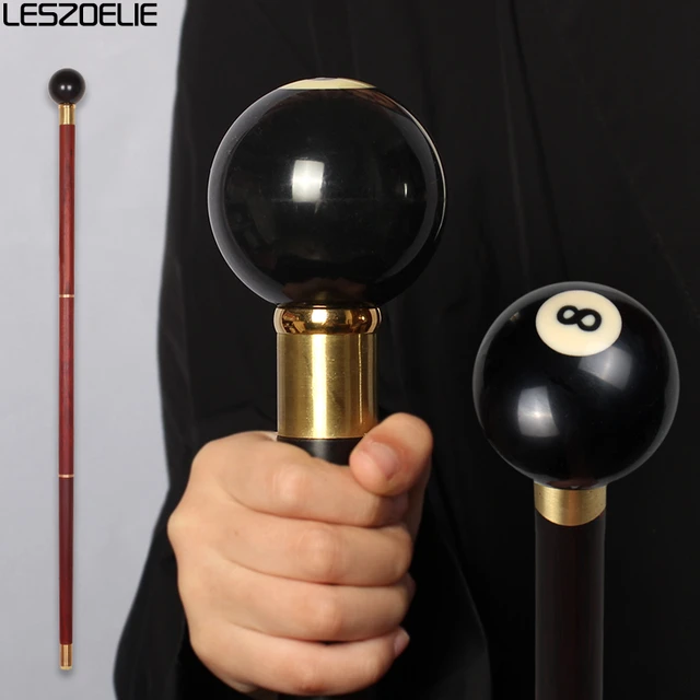 2 Sytles Black Eight Luxury Wooden Walking Stick Cane Man Decorative Cane Women Fashion Elegant Walking Stick Vintage Cane