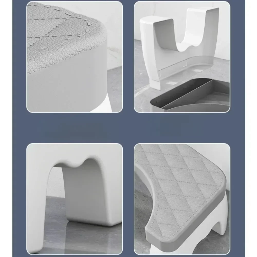 Seasonal Universal Toilet Footstool Household Bathroom Anti Slip Foot Pedals Toilet Squat Stool RemovableToilet Seat Stool toilet seat stool